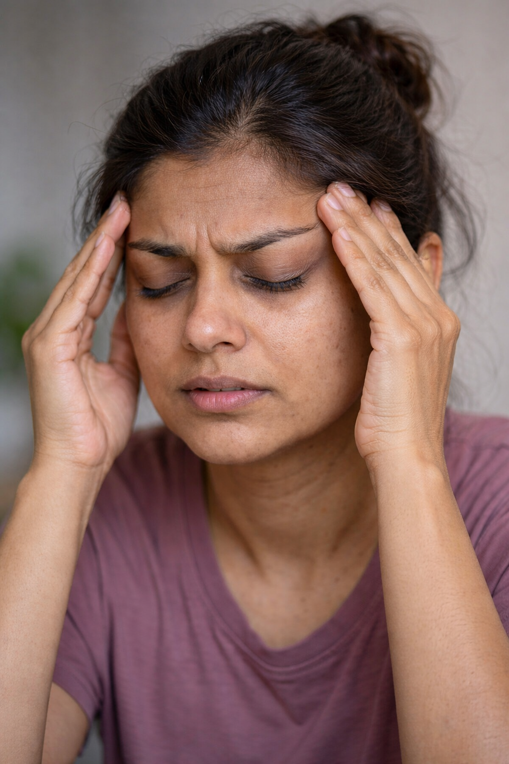 Stress on face concern